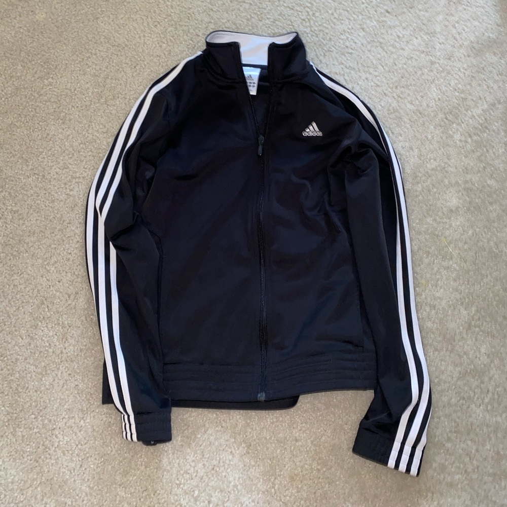 Original Adidas Black Zip Jacket